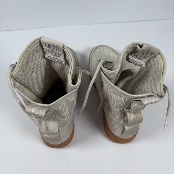 NIKE AIR SF AR 1 Mens 7 Beige High Top Urban Utility Sneaker Boots Shoes - Picture 12 of 16